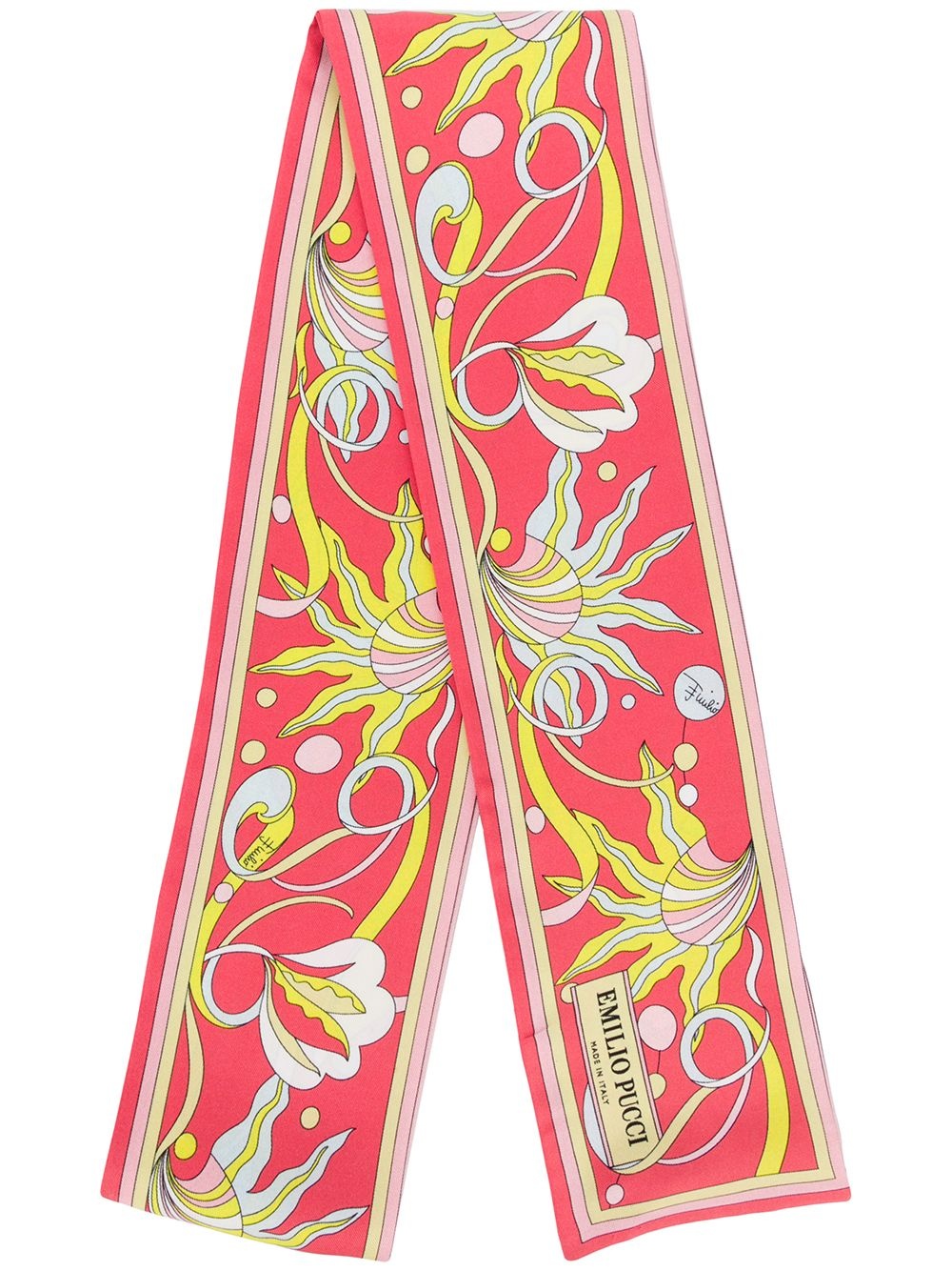 Printed Silk-Twill Scarf - 1