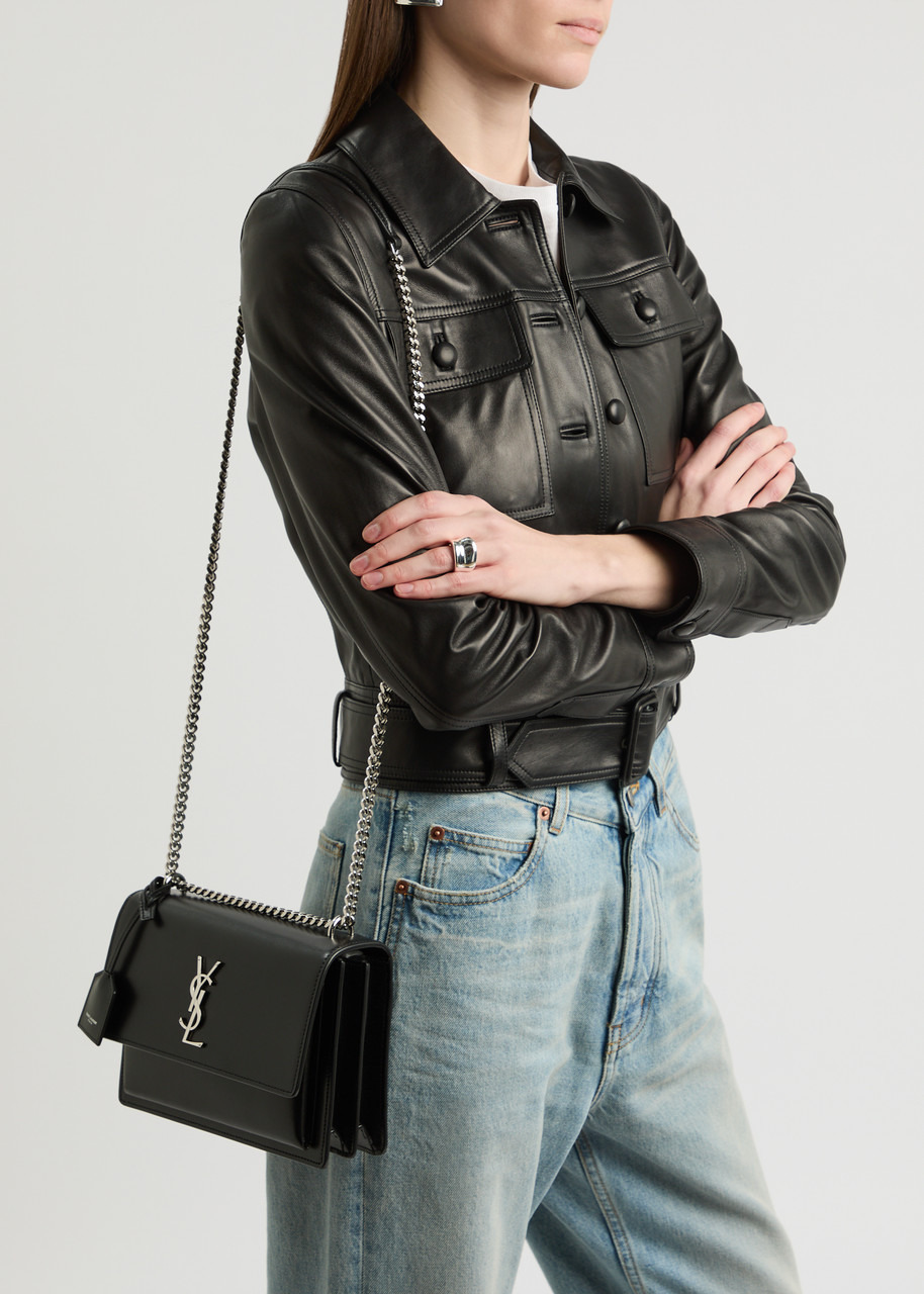 Saint Laurent Sunset Medium Leather Shoulder bag - 5