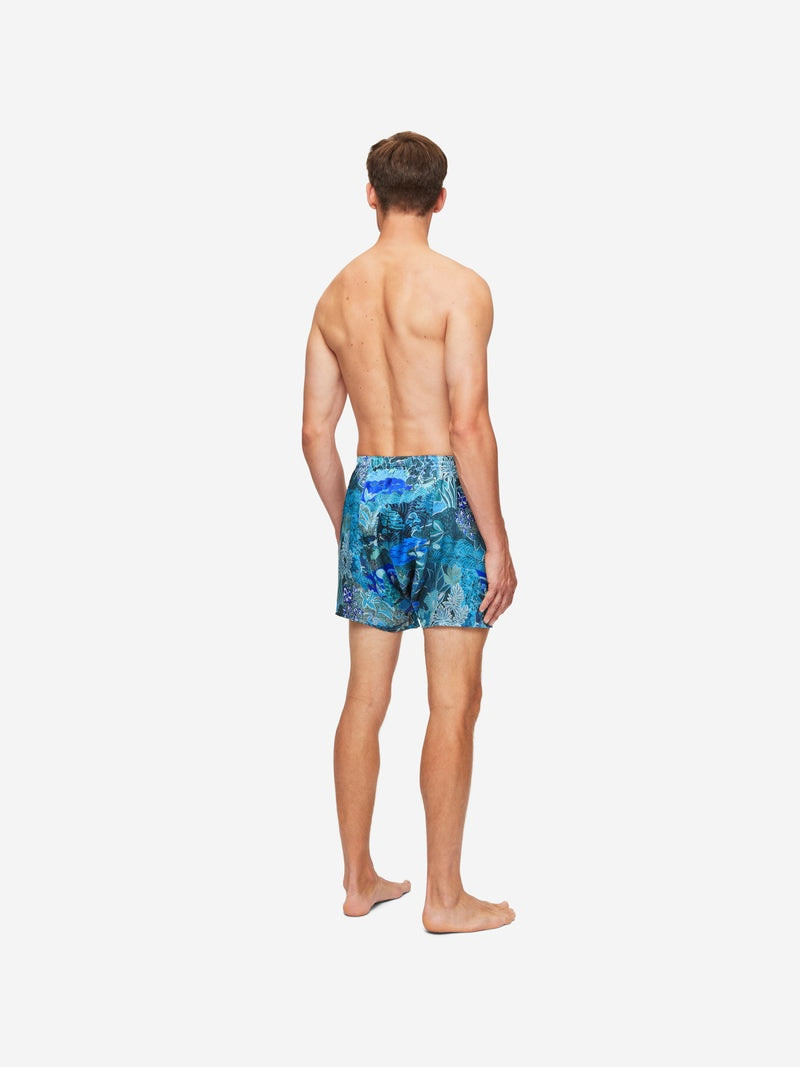Men's Classic Fit Boxers Brindisi 86 Silk Satin Multi 4