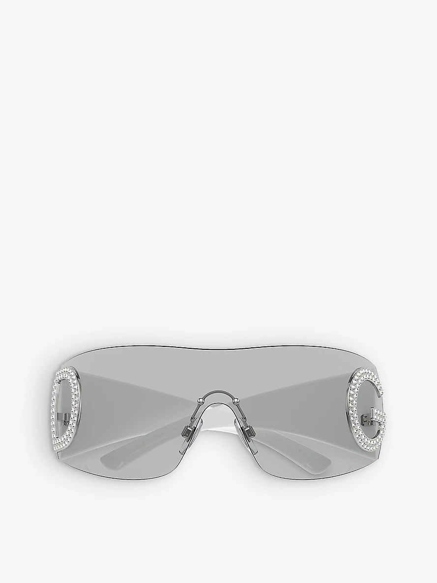 DG2298B oval-frame acetate sunglasses - 5