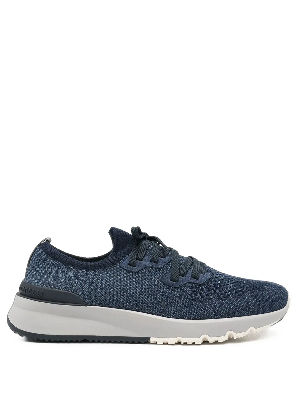 Brunello Cucinelli Men Sneakers Runner In Maglia Chiné Di Cotone - 1