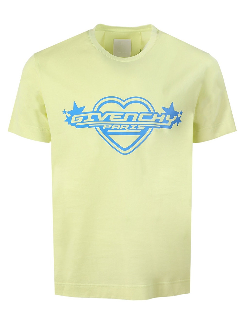 Classic Fit Print T-shirt Acid Yellow - 1