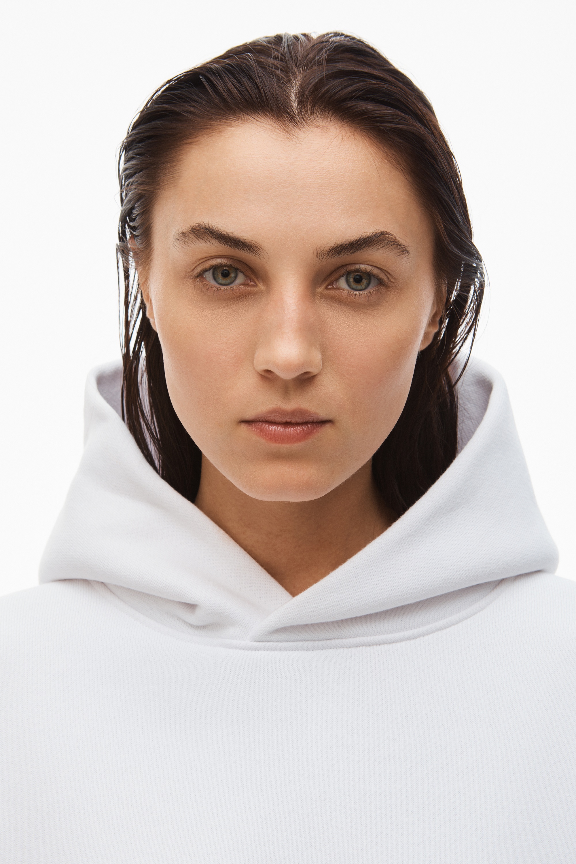 HOODIE IN DENSE FLEECE - 5