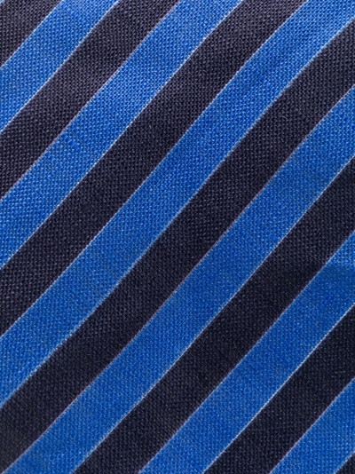 Church's stripe-print linen tie outlook