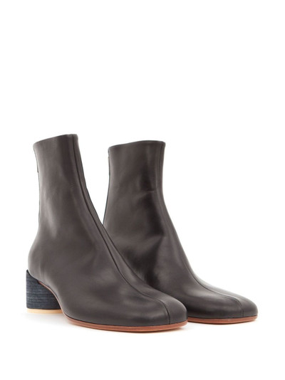 MM6 Maison Margiela leather ankle boots outlook