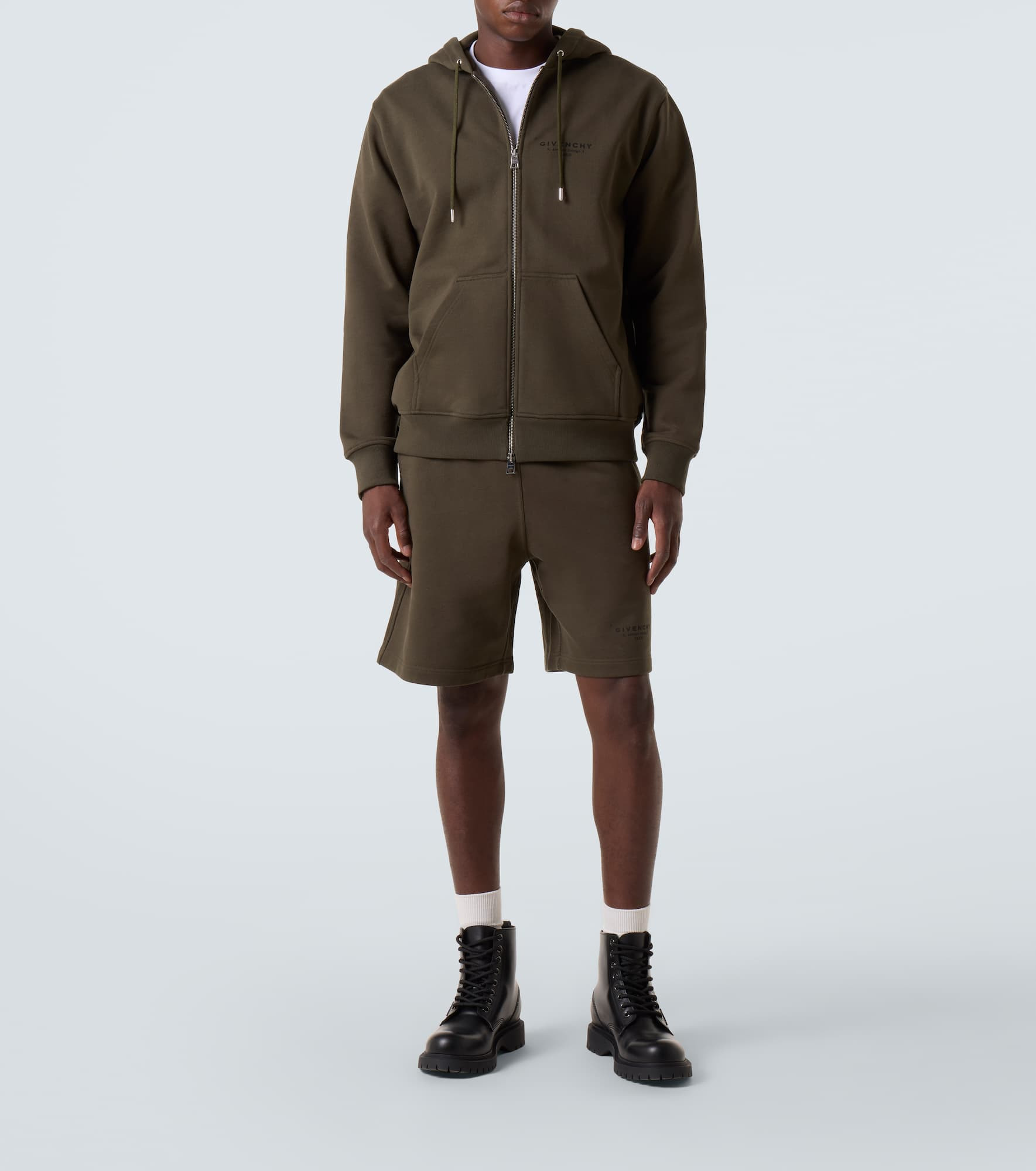 Givenchy Stamp cotton fleece hoodie - 2