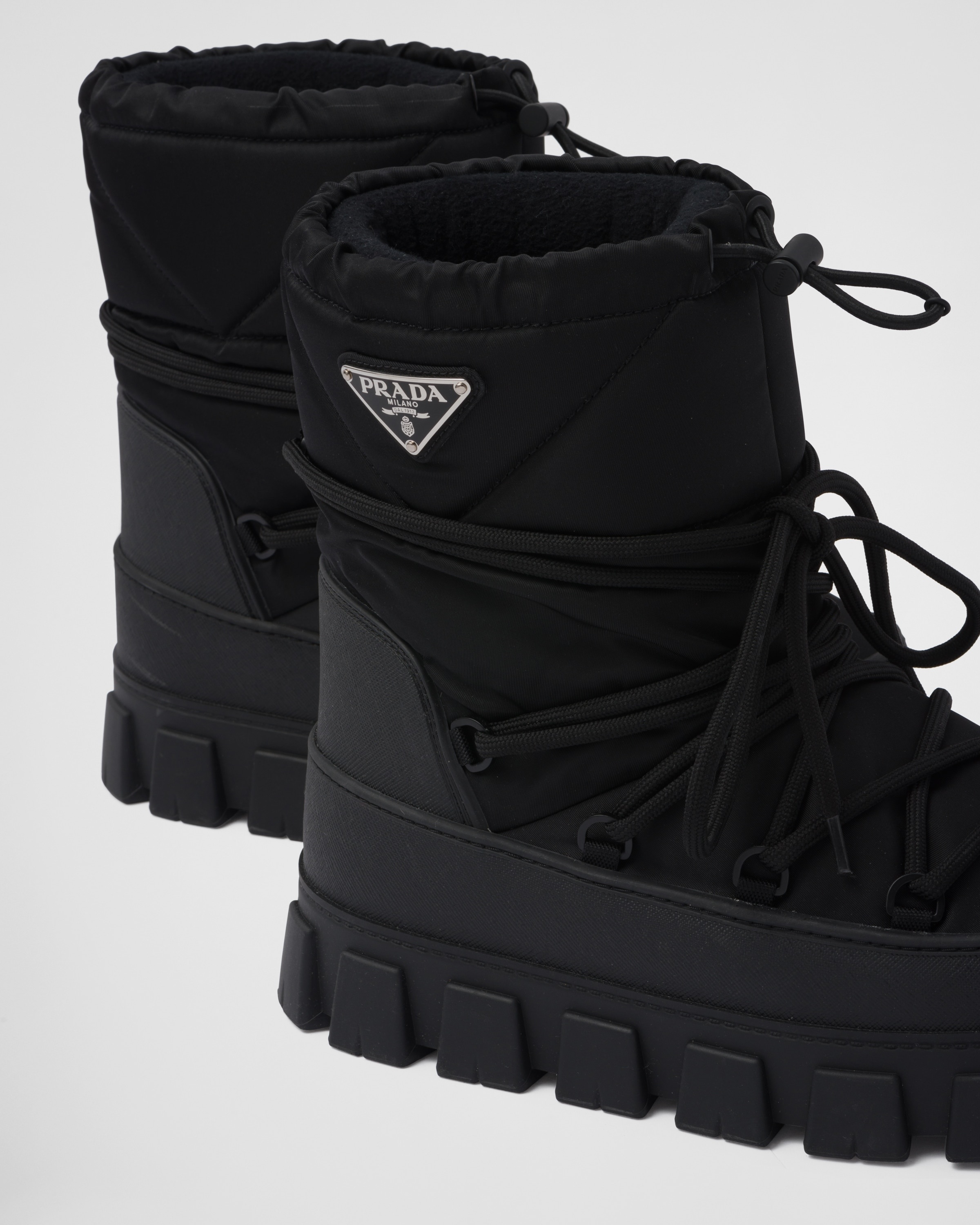 Re-Nylon gabardine après-ski boots - 6