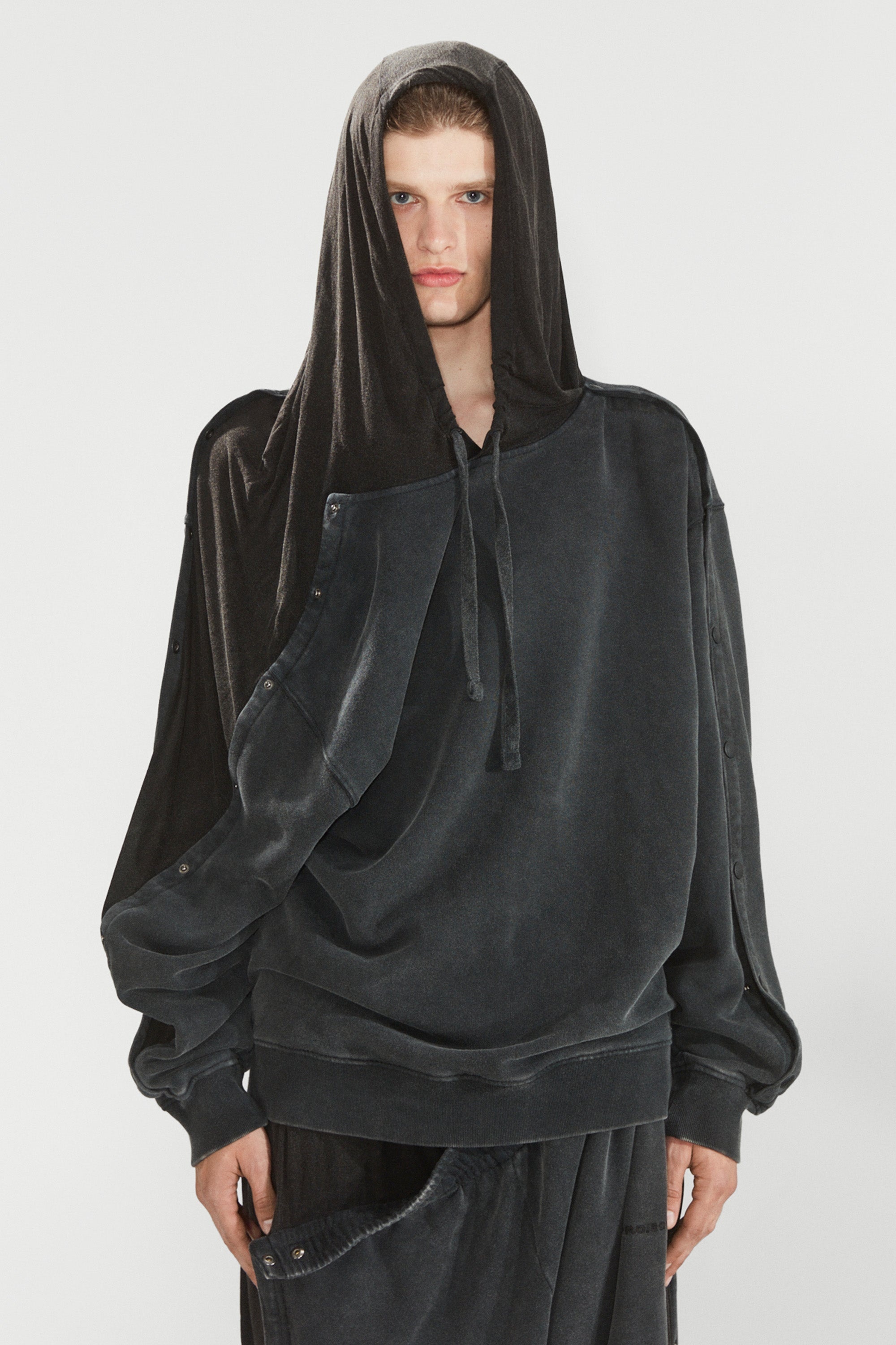 Snap Insert Hoodie - 3