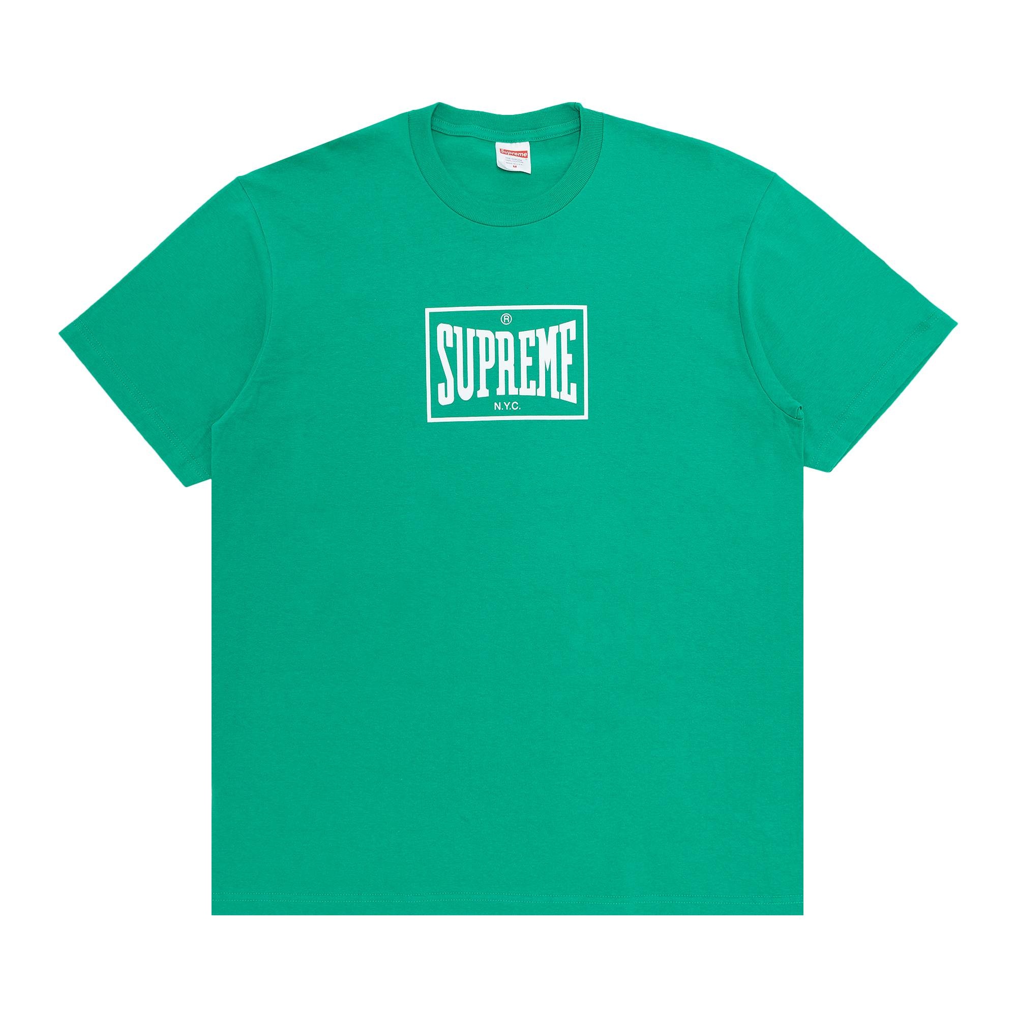 Supreme Warm Up Tee 'Green' - 1