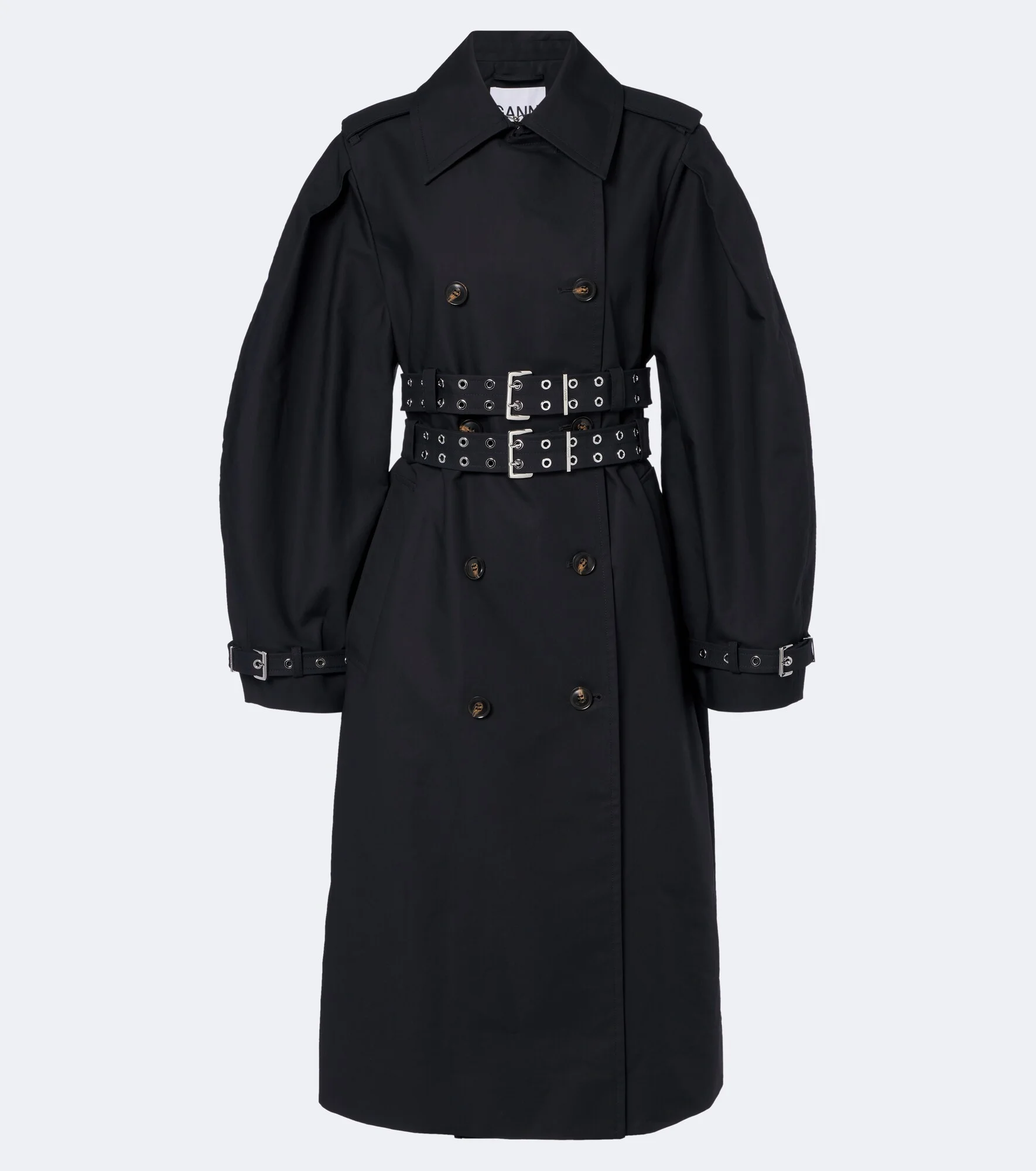 Cotton trench coat - 1