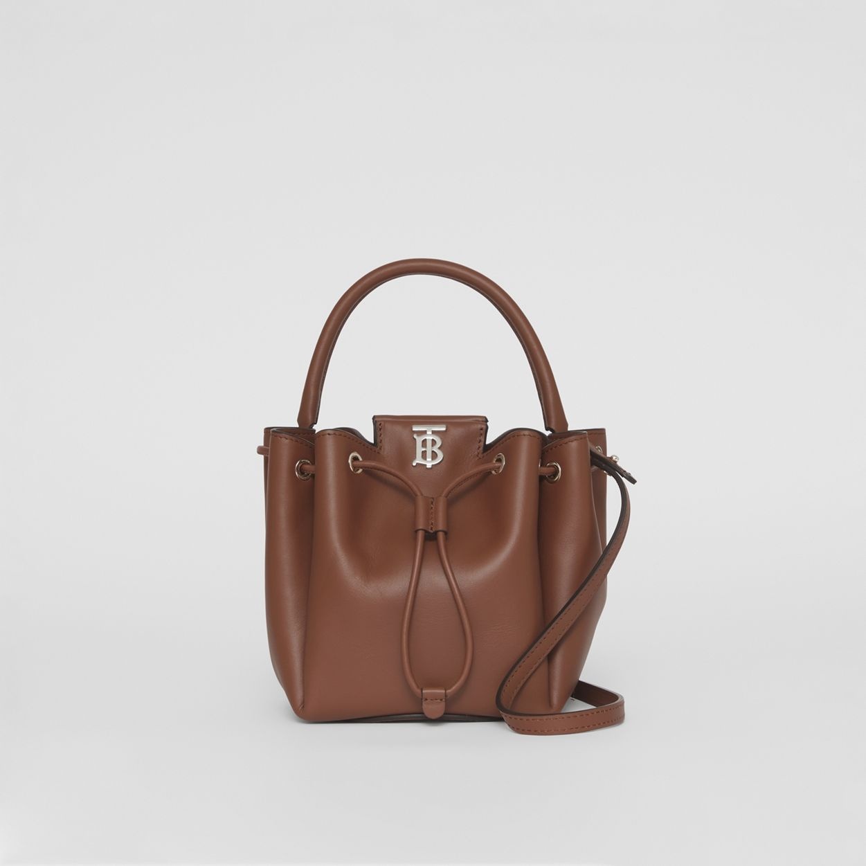 Monogram Motif Leather Bucket Bag - 1