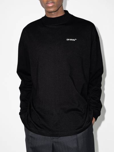 Off-White Caravaggio Arrow long-sleeve T-shirt outlook