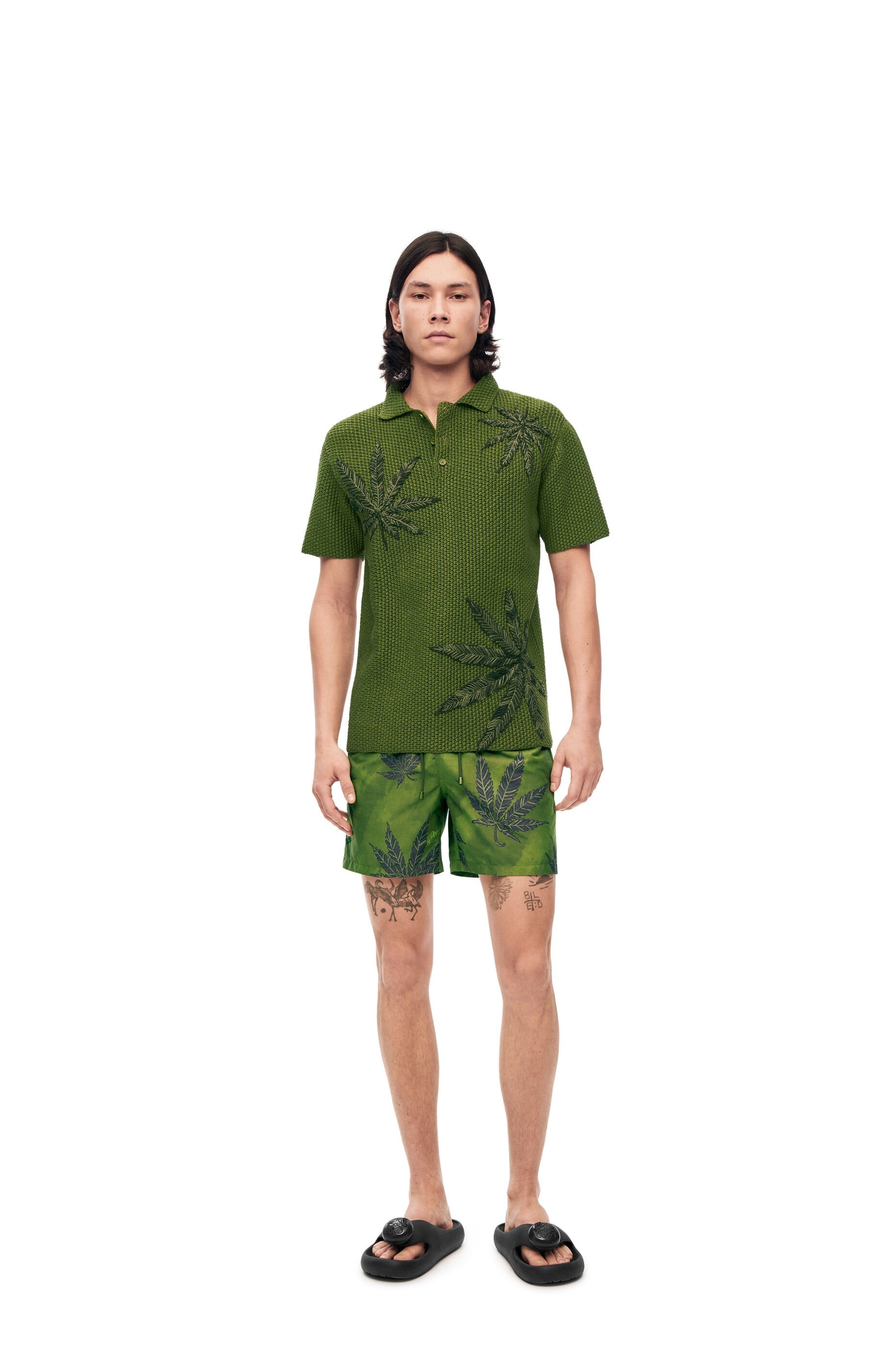 Leaf swim shorts in polyamide - 2