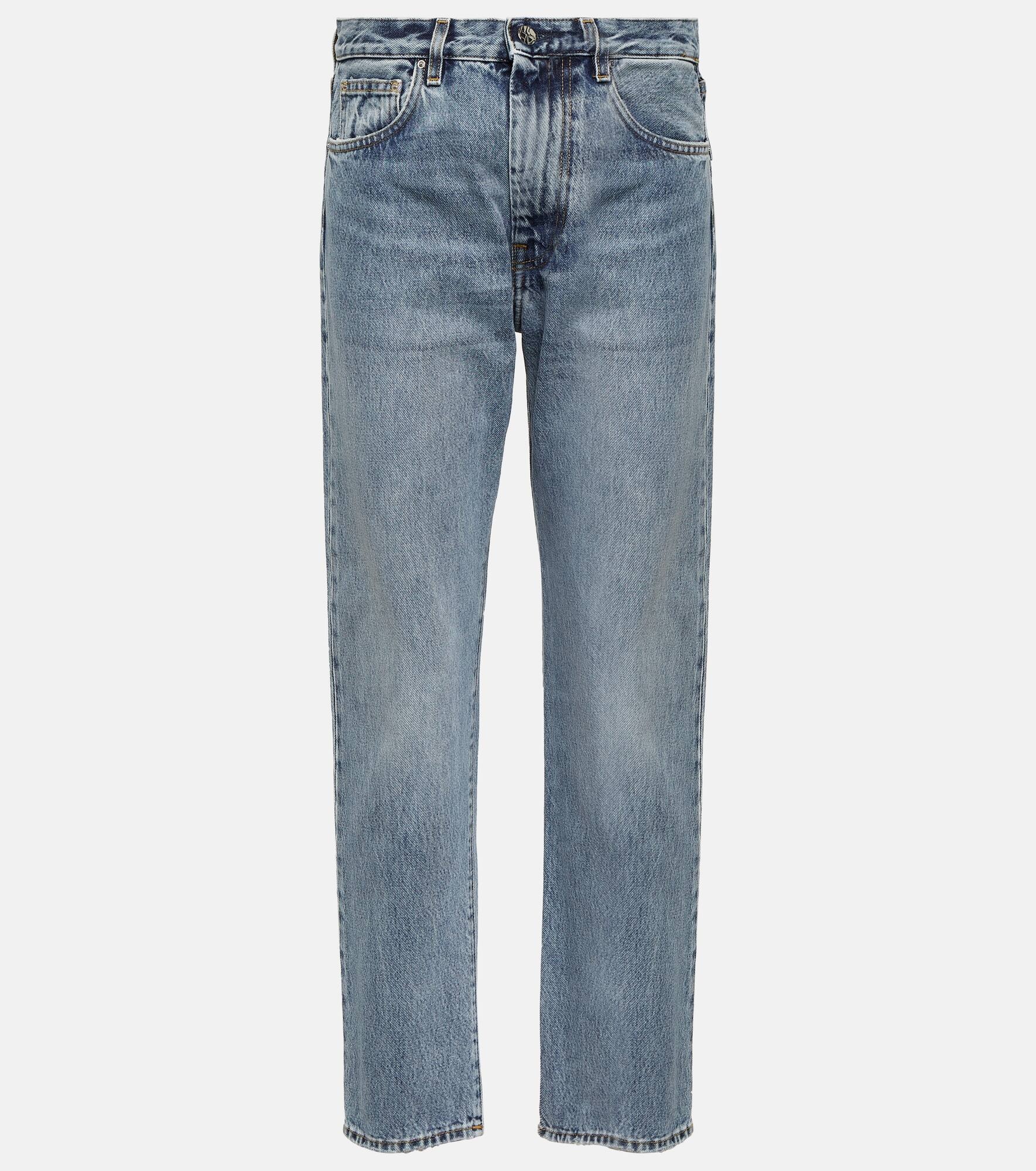 Twisted Seam mid-rise straight jeans - 1