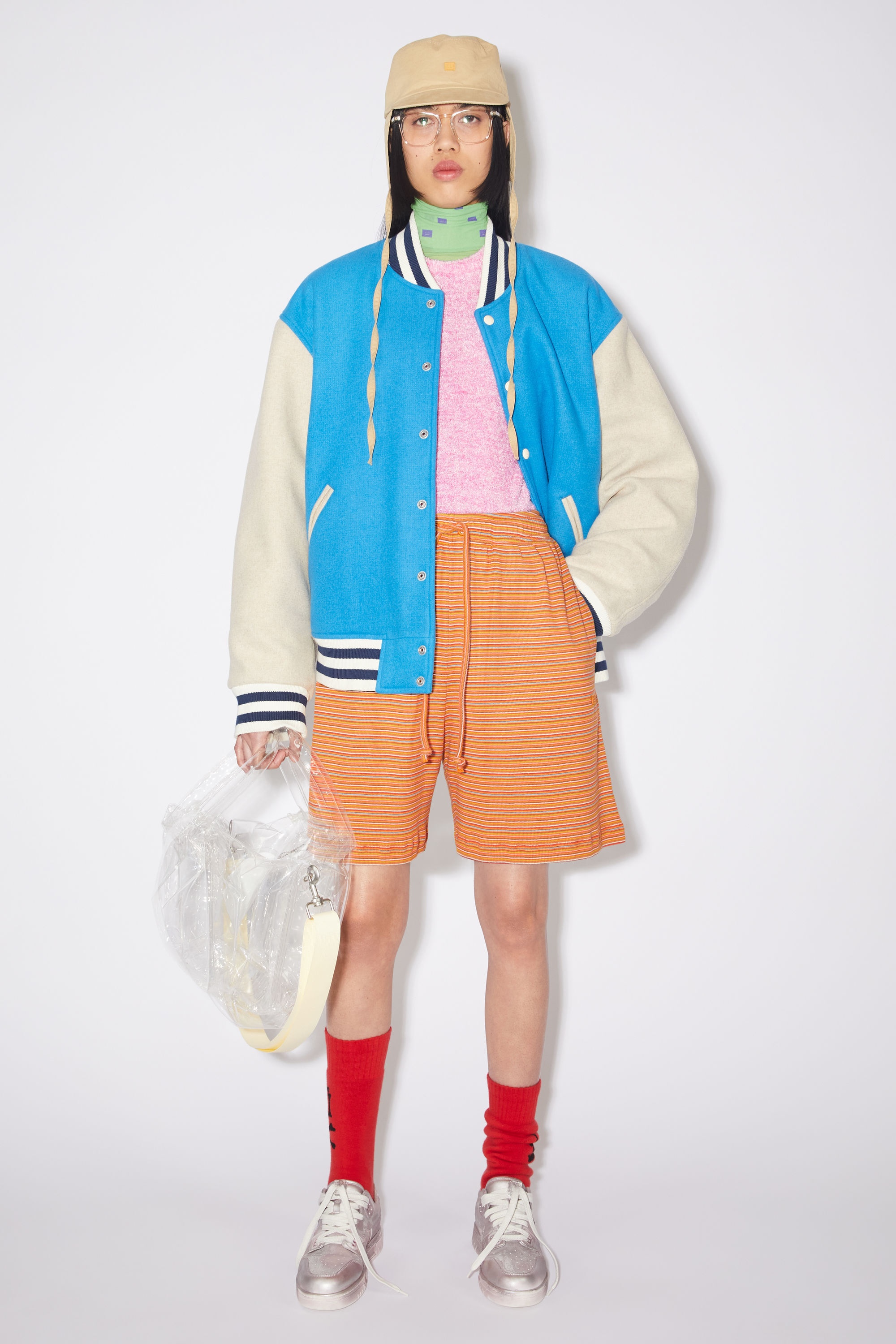 Striped shorts - Orange Multi - 2