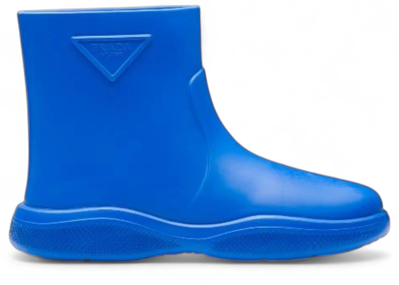 Prada Mellow Rubber Boots Blue - 1