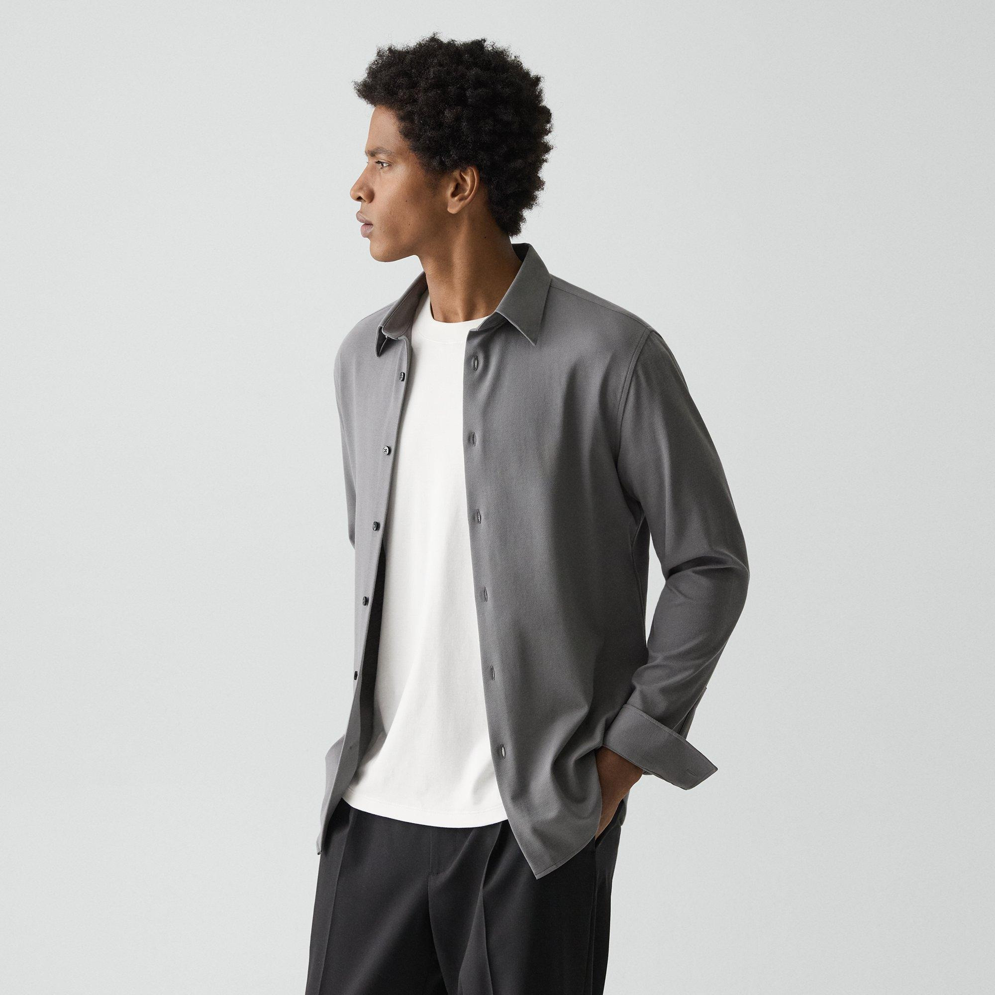 Sylvain Shirt in Structure Twill - 3