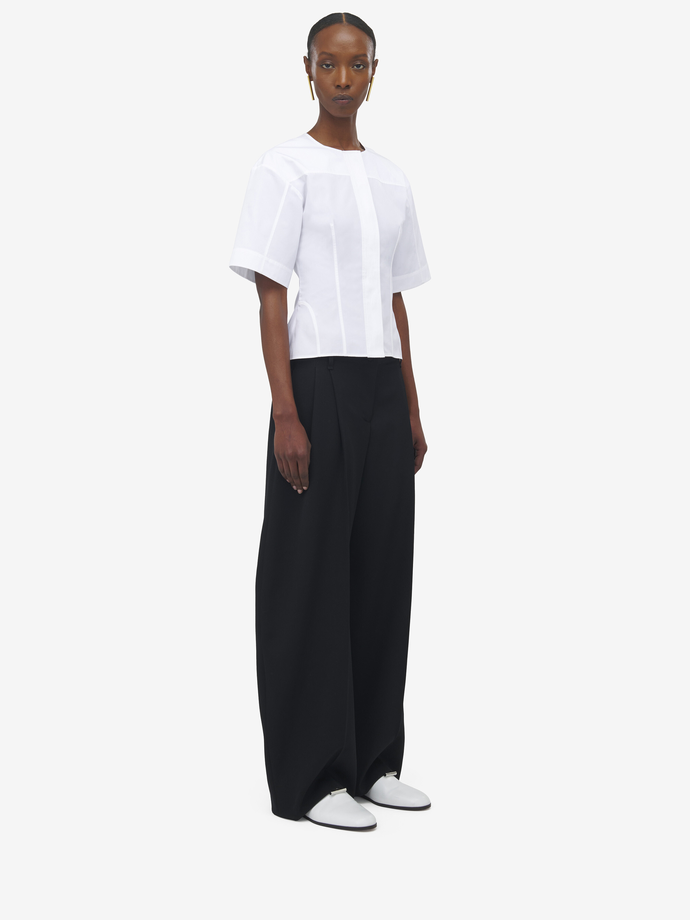 Corset Poplin Shirt - 4