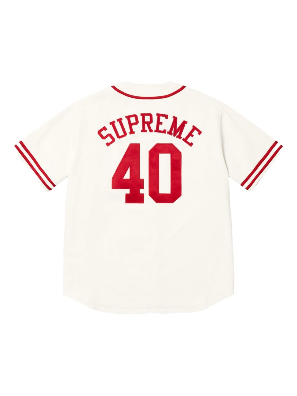 x 40 Acres twill "SS25 - Natural" baseball jersey - 2