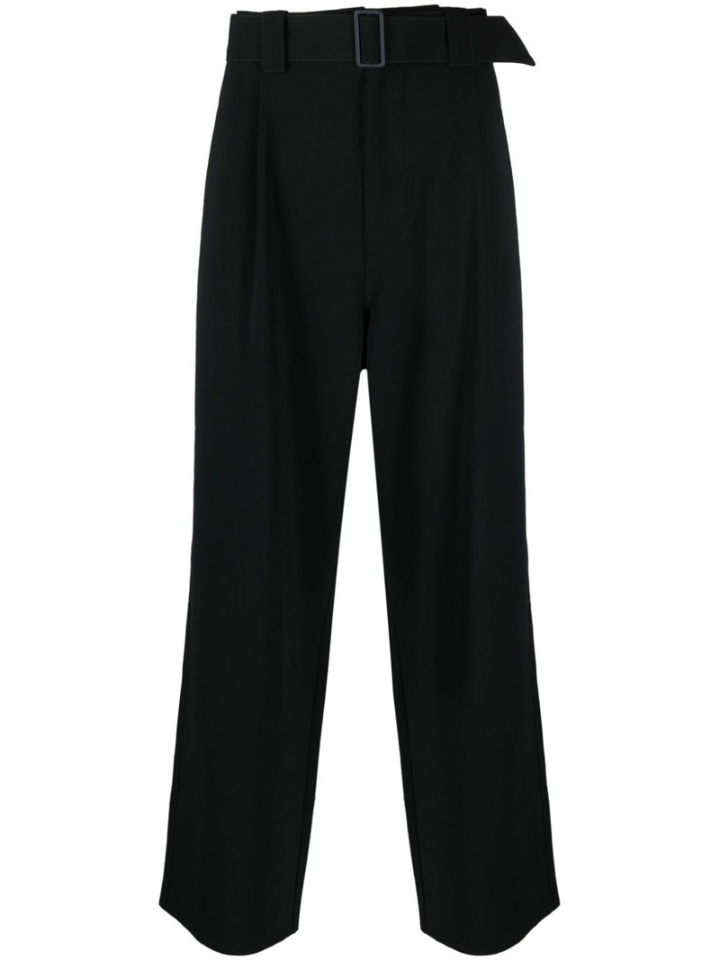 belted wide-leg trousers 1