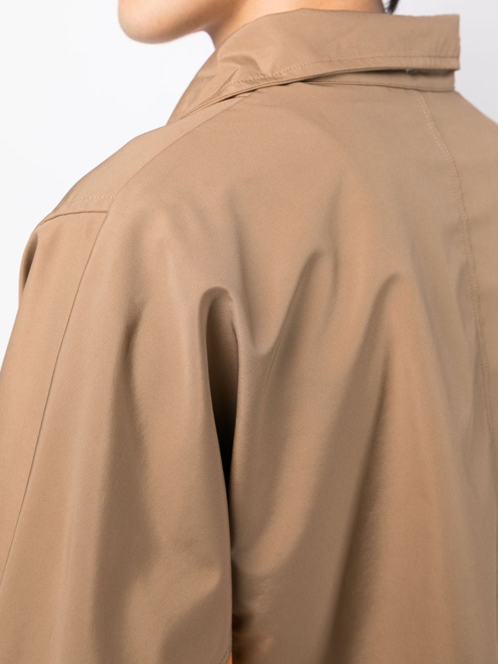 TAFFETA DETACHABLE-HOOD MIDI COAT - 2