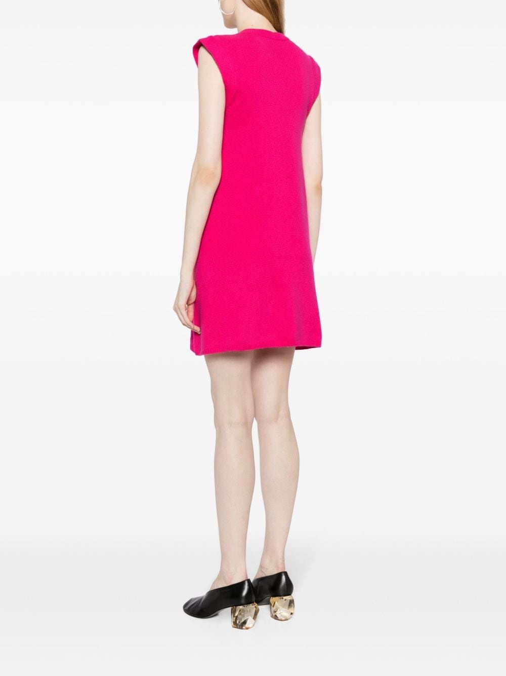 knitted cashmere minidress - 4