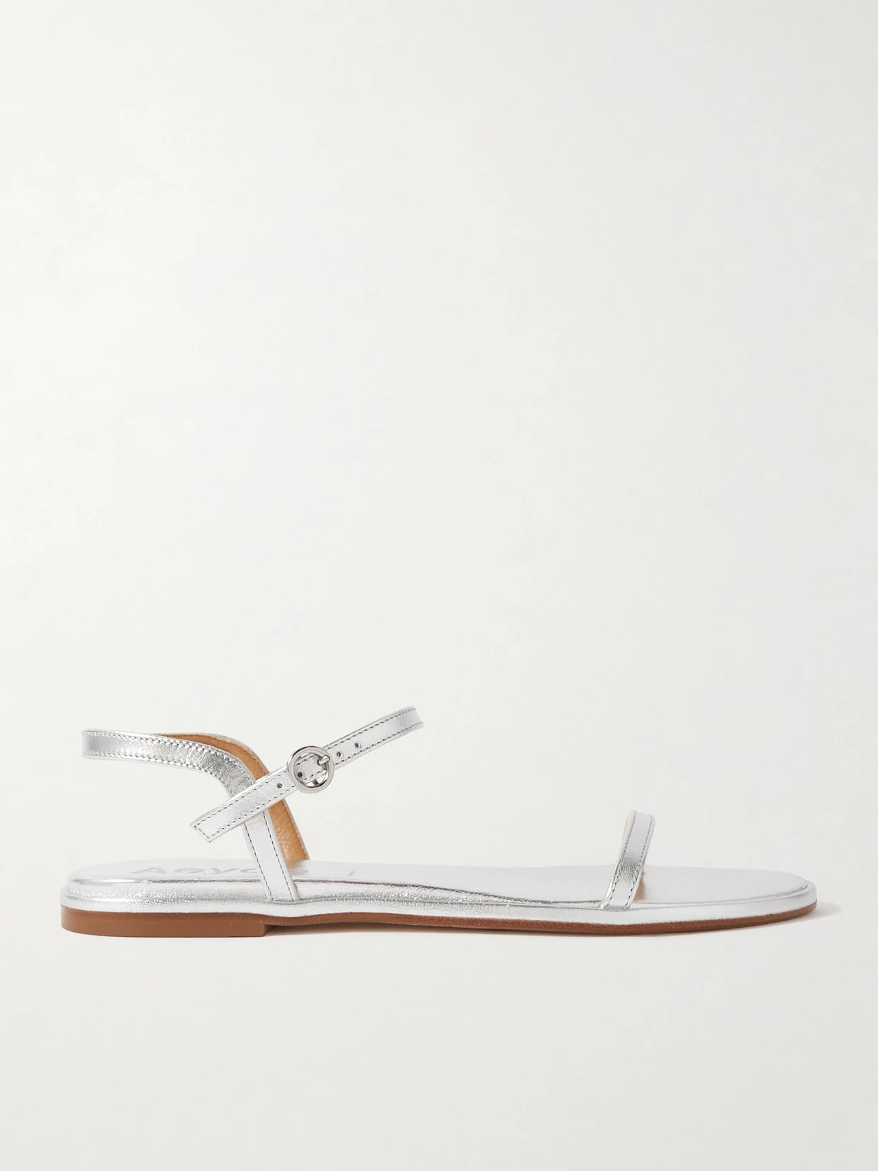 Nettie Metallic Leather Sandals - 1