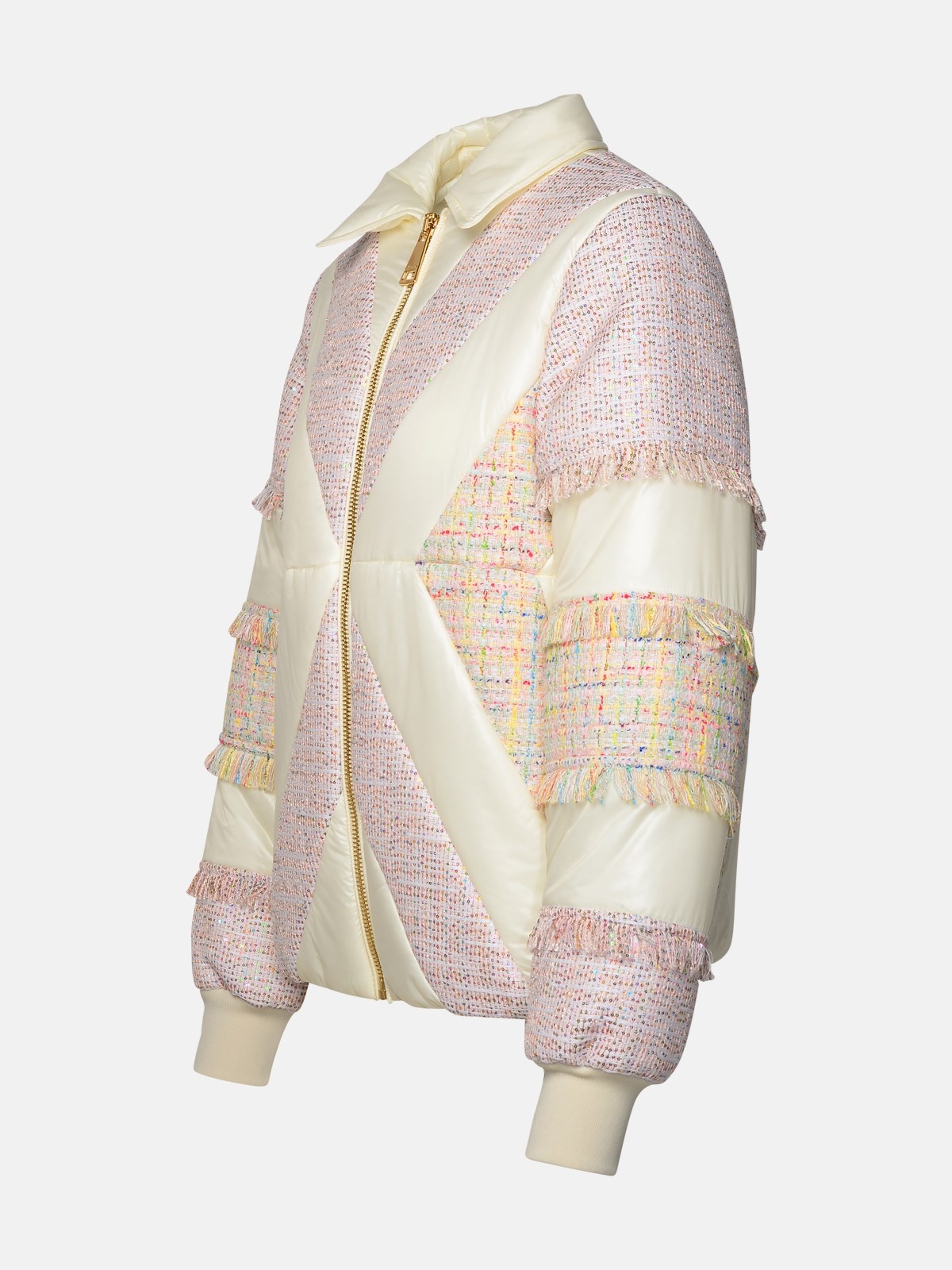 'MATT&GLOSSY' MULTICOLOUR COTTON BLEND DOWN JACKET - 2