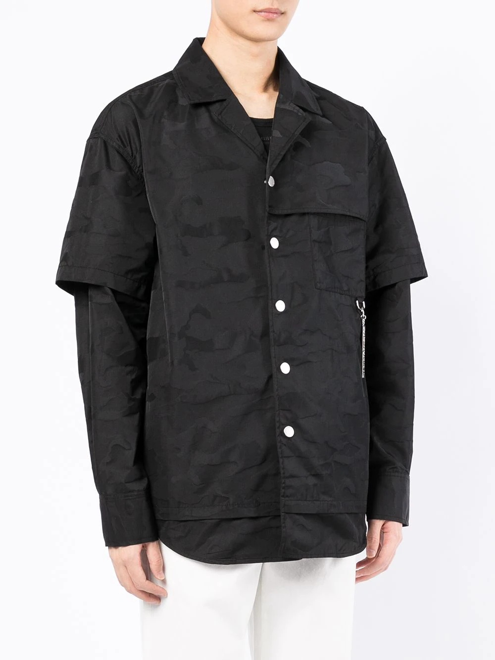 lightweight layered long-sleeve shirt - 3