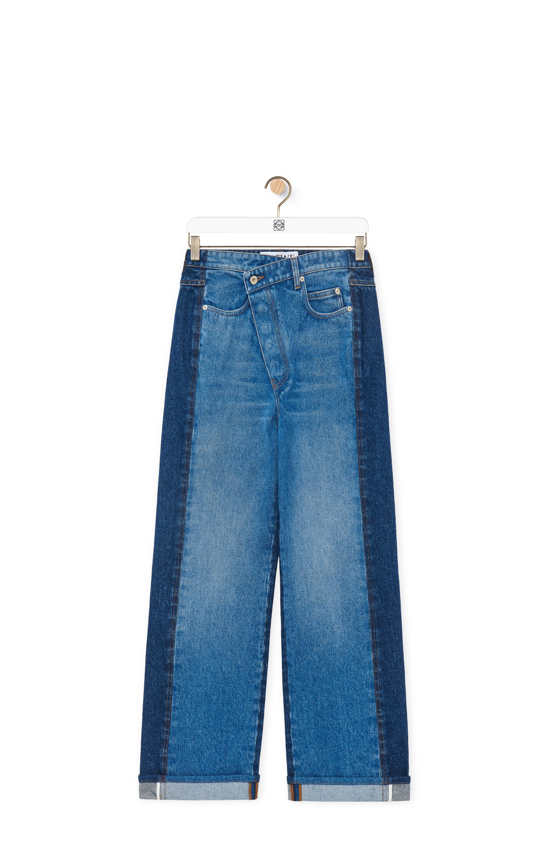 Deconstructed jeans in denim - 1