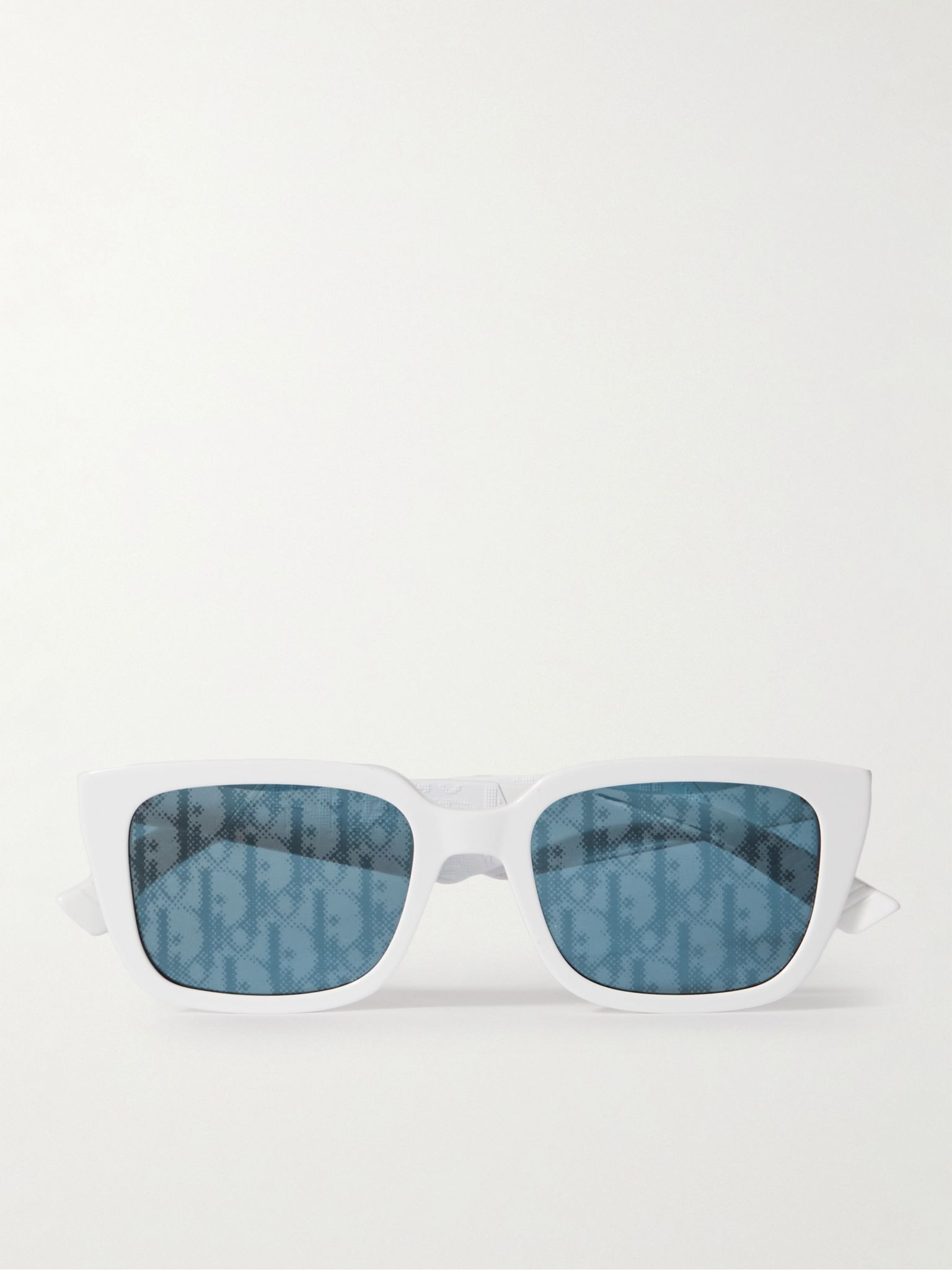Dior B27 S2I D-Frame Acetate Sunglasses White - 1