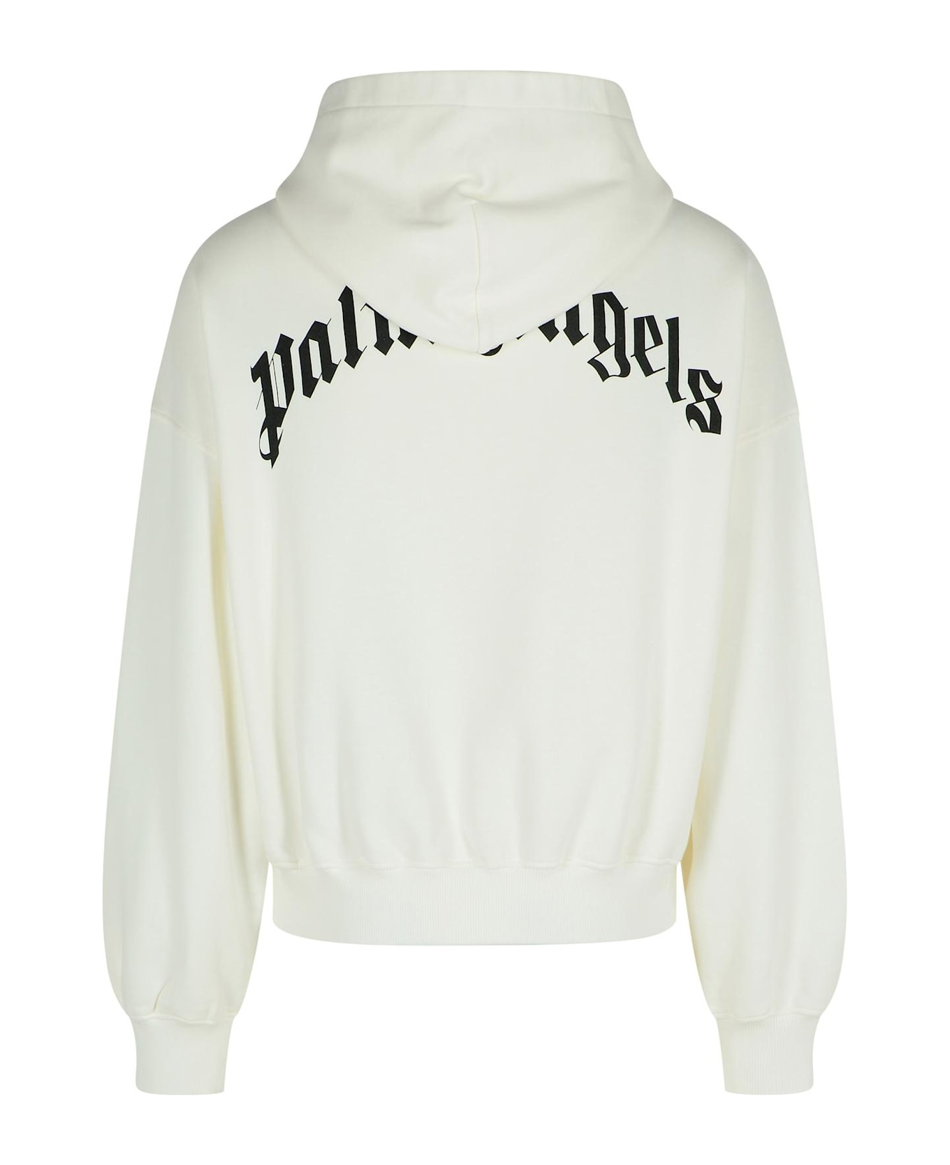 White Cotton Sweatshirt - 3