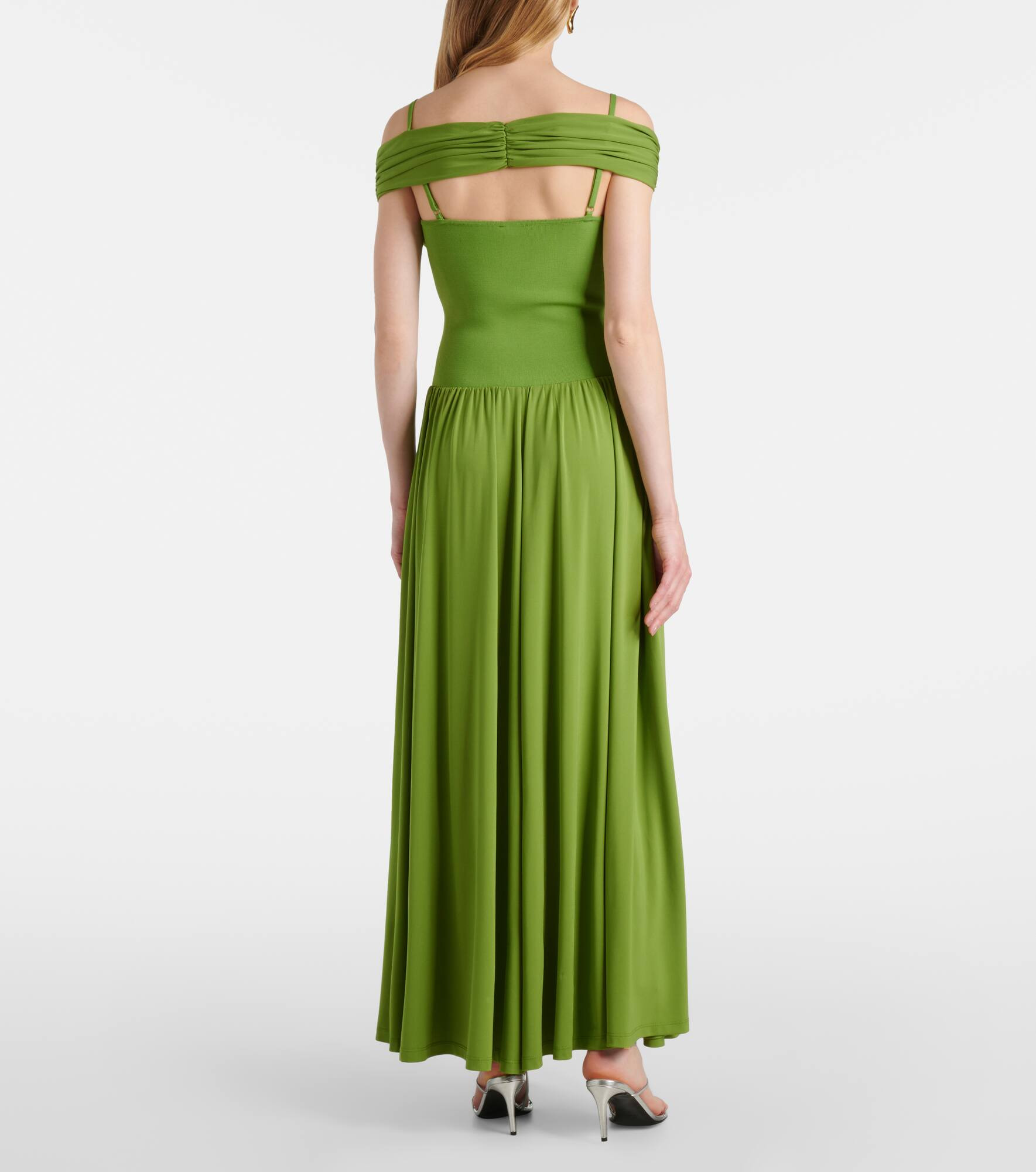 Amarantha draped jersey midi dress - 3