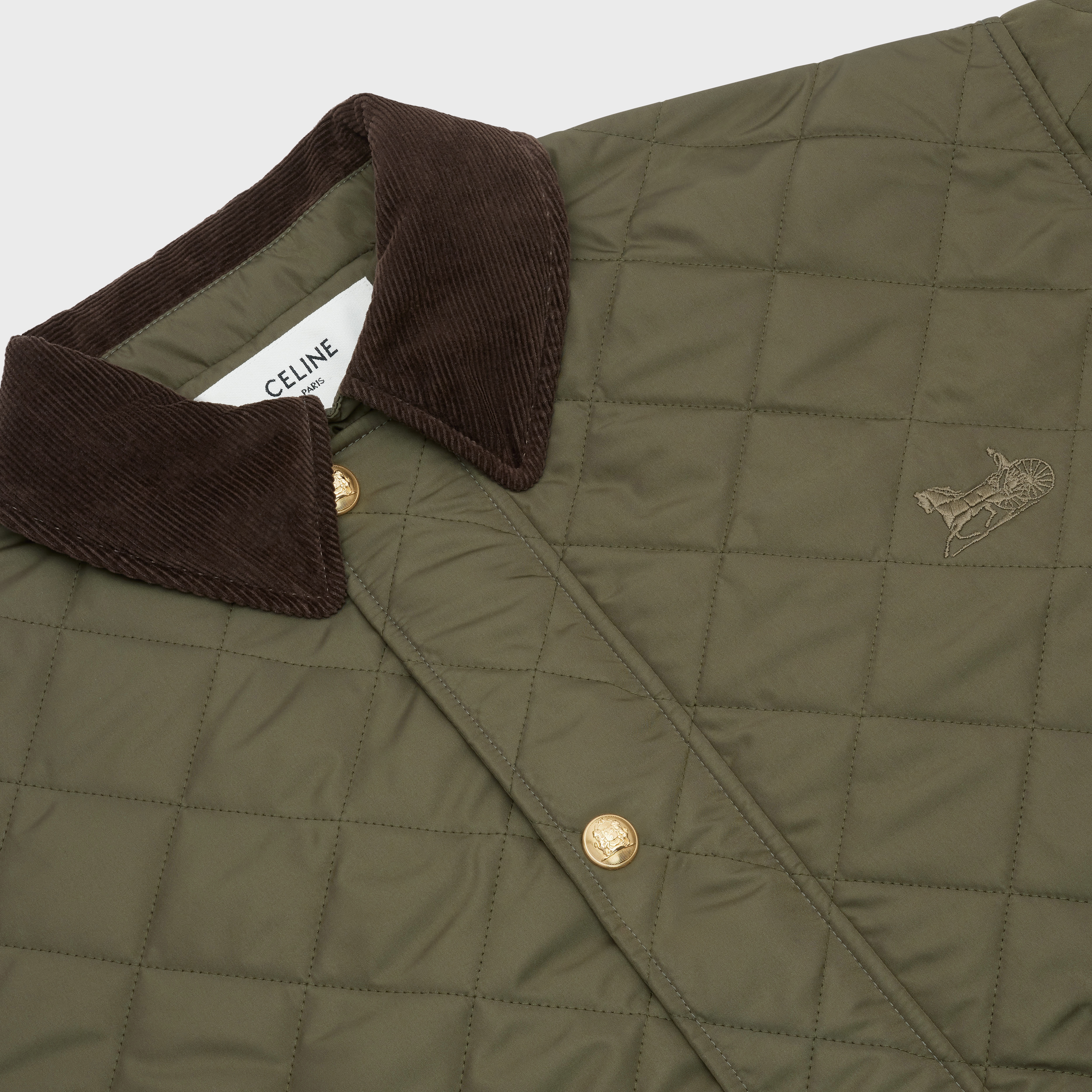 QUILTED HUNTING JACKET IN LIGHTWEIGHT NYLON - 3