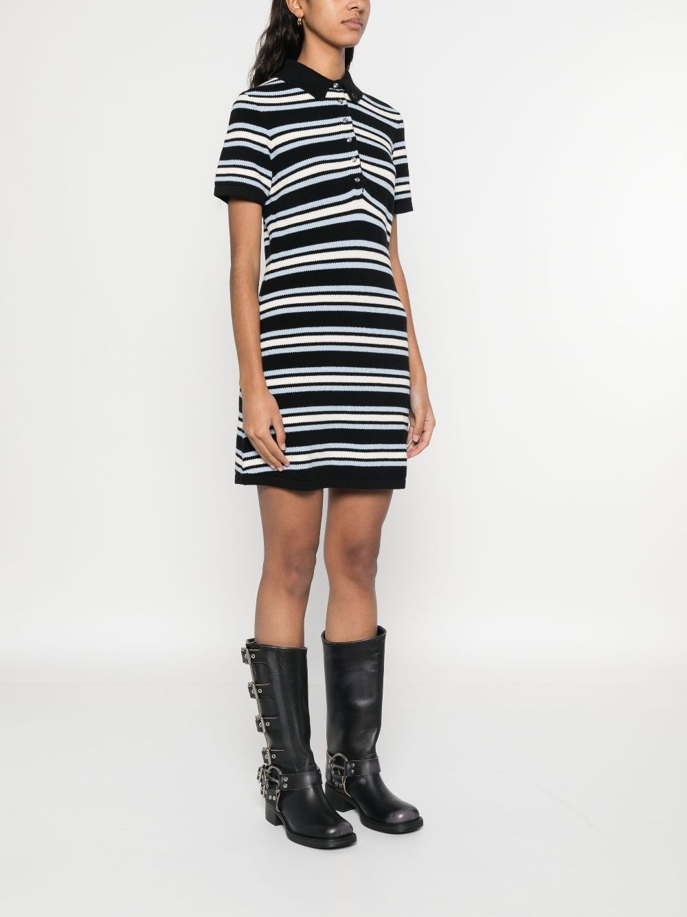 striped mini dress - 3