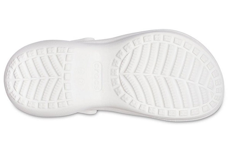 (WMNS) Crocs Retro Chain White Gold Sandals 'White Gold' 206662-19B - 5