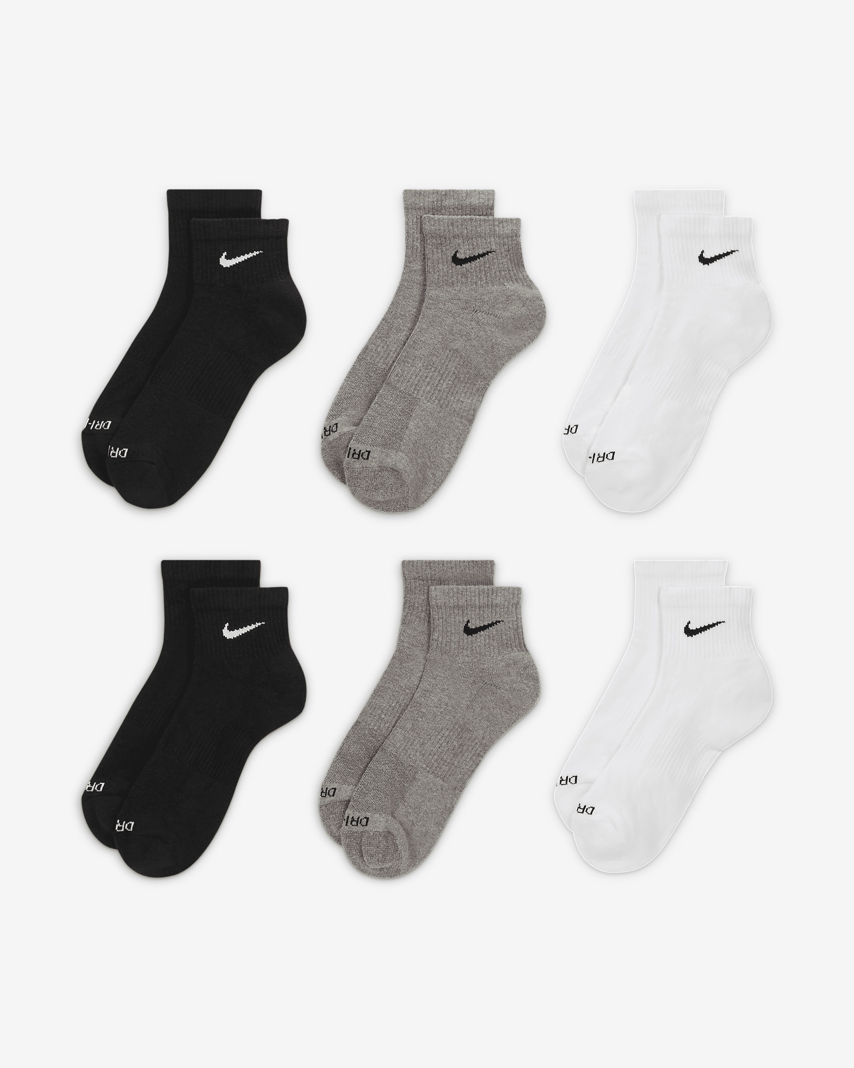 Nike Everyday Plus Cushioned Training Ankle Socks (6 Pairs) - 2