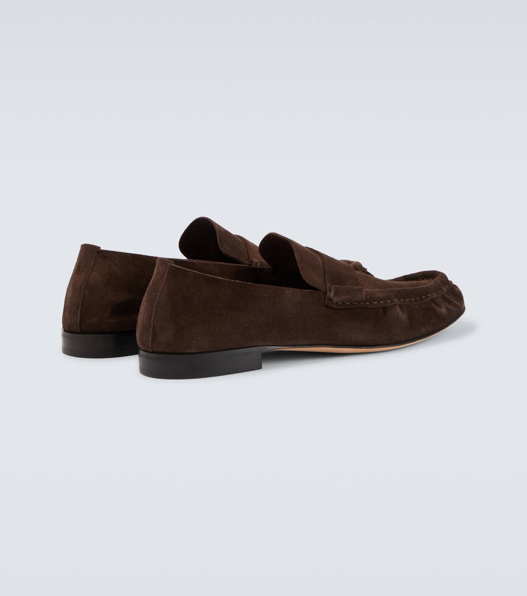 Suede penny loafers - 6