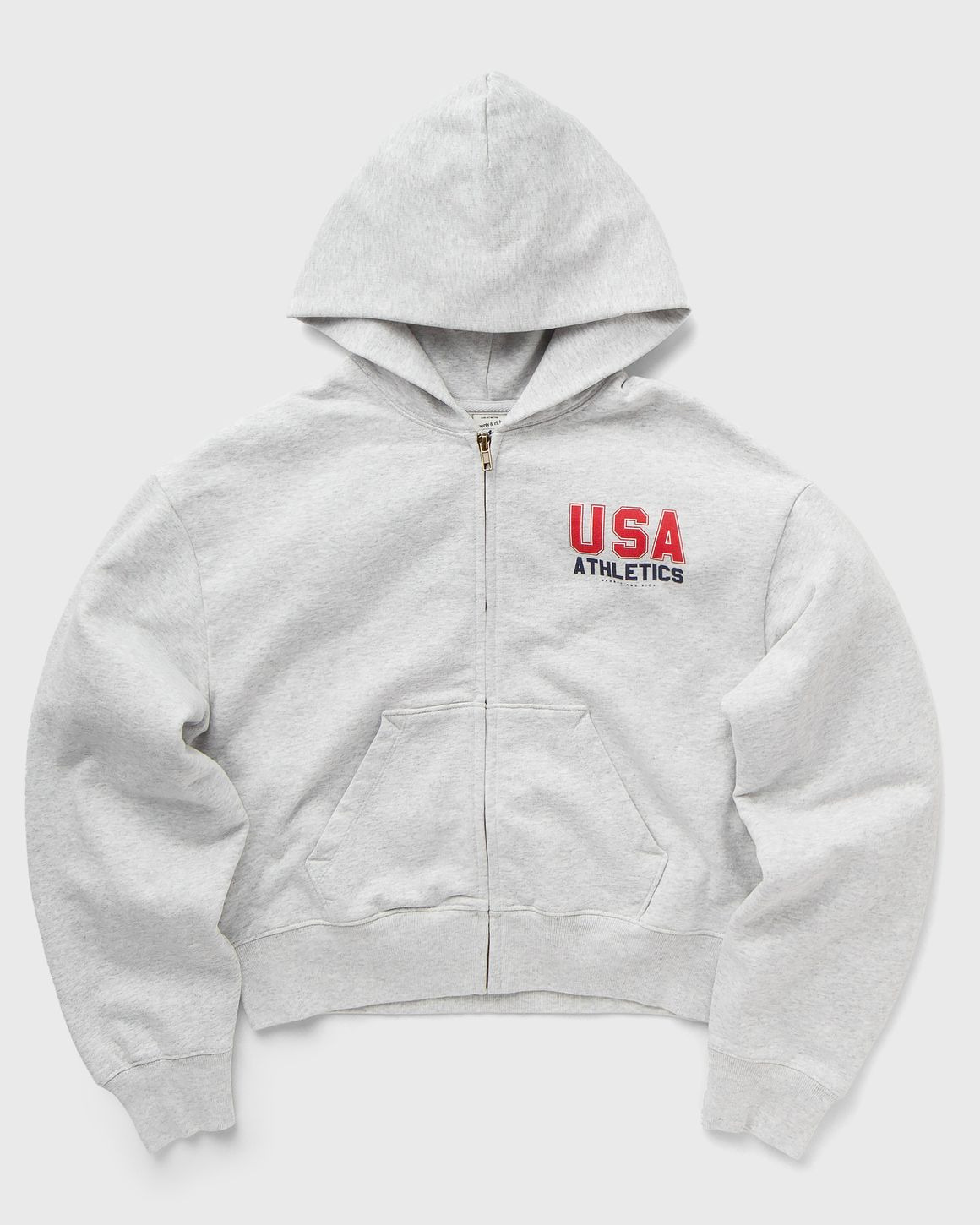 USA Athletics Cropped Zip Hoodie - 1