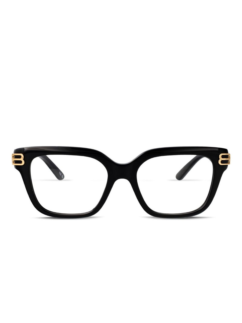 logo rectangle-frame glasses 1