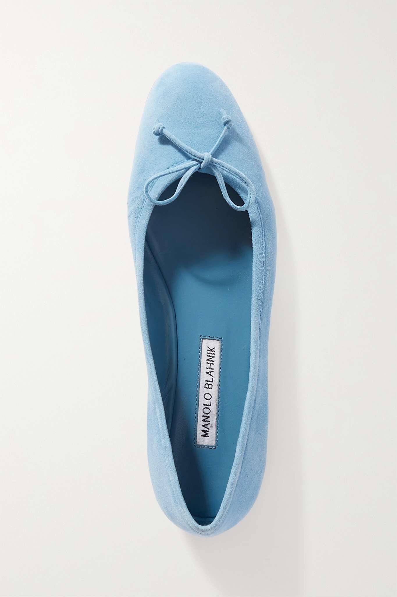 Veralli bow-detailed suede ballet flats - 5