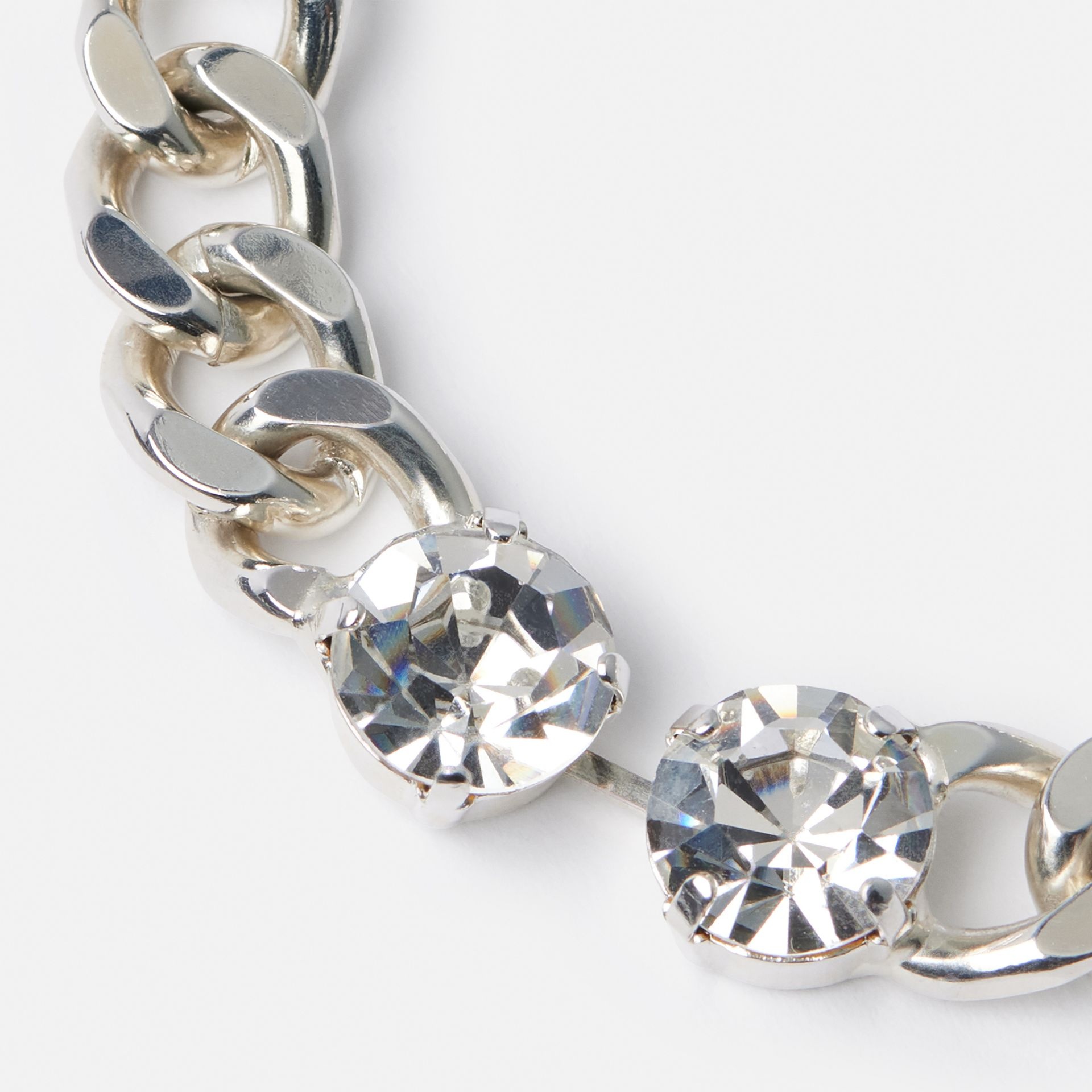 Ami De Coeur Curb Chain And Strass Bracelet - 3