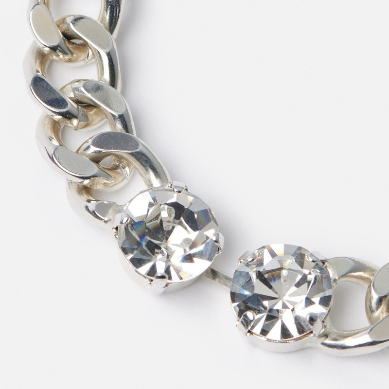 Ami De Coeur Curb Chain And Strass Bracelet 3