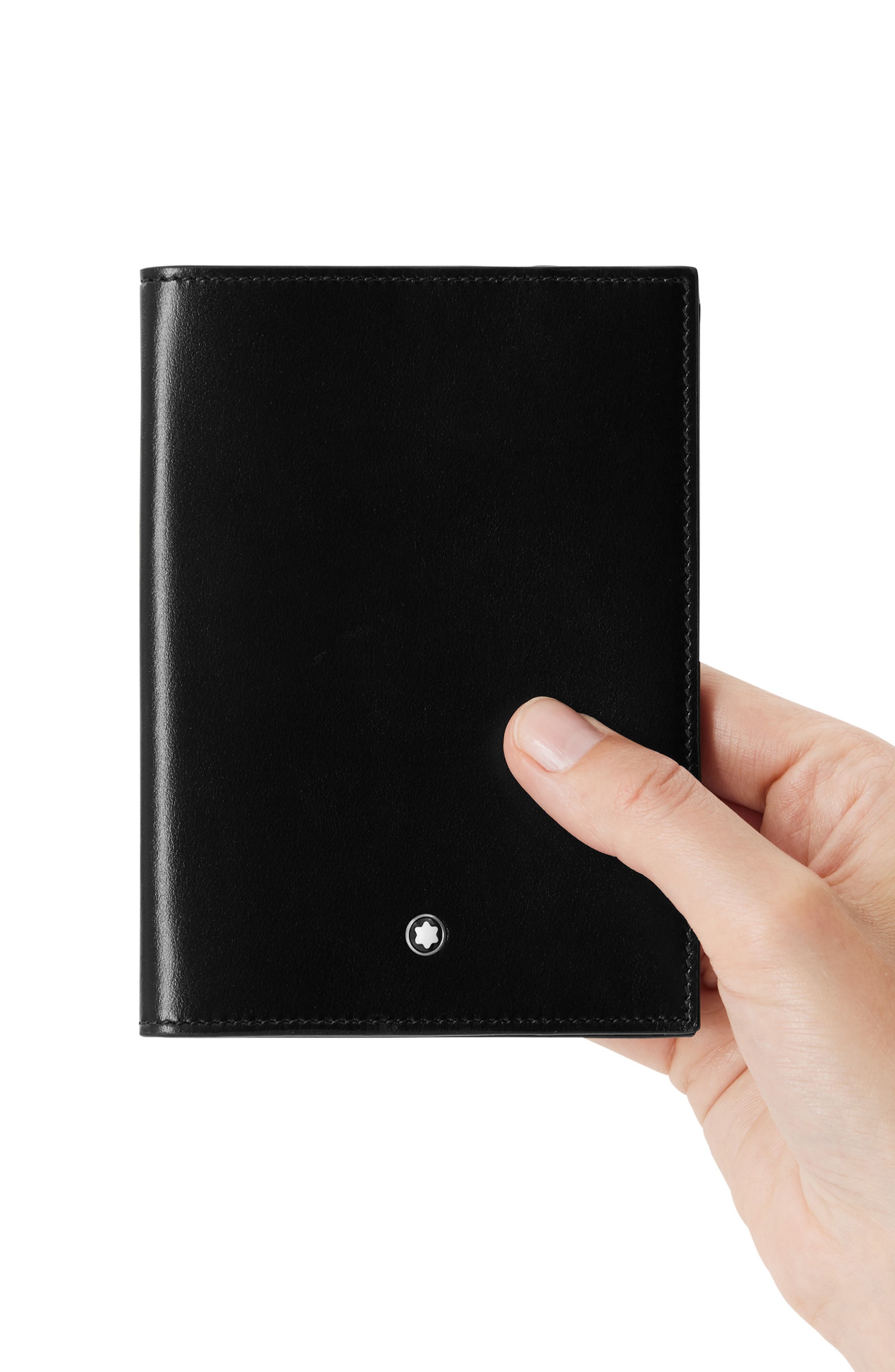 Montblanc Meisterstück Leather Passport Holder in Black at Nordstrom - 3