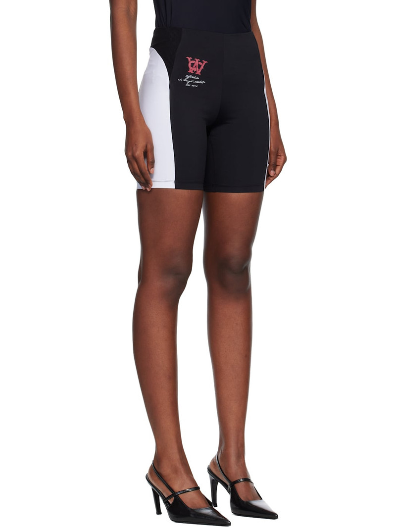 Black & White Tech Jer Serena Cycling Shorts 2