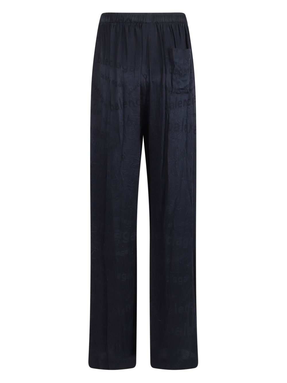 printed straight trousers - 2