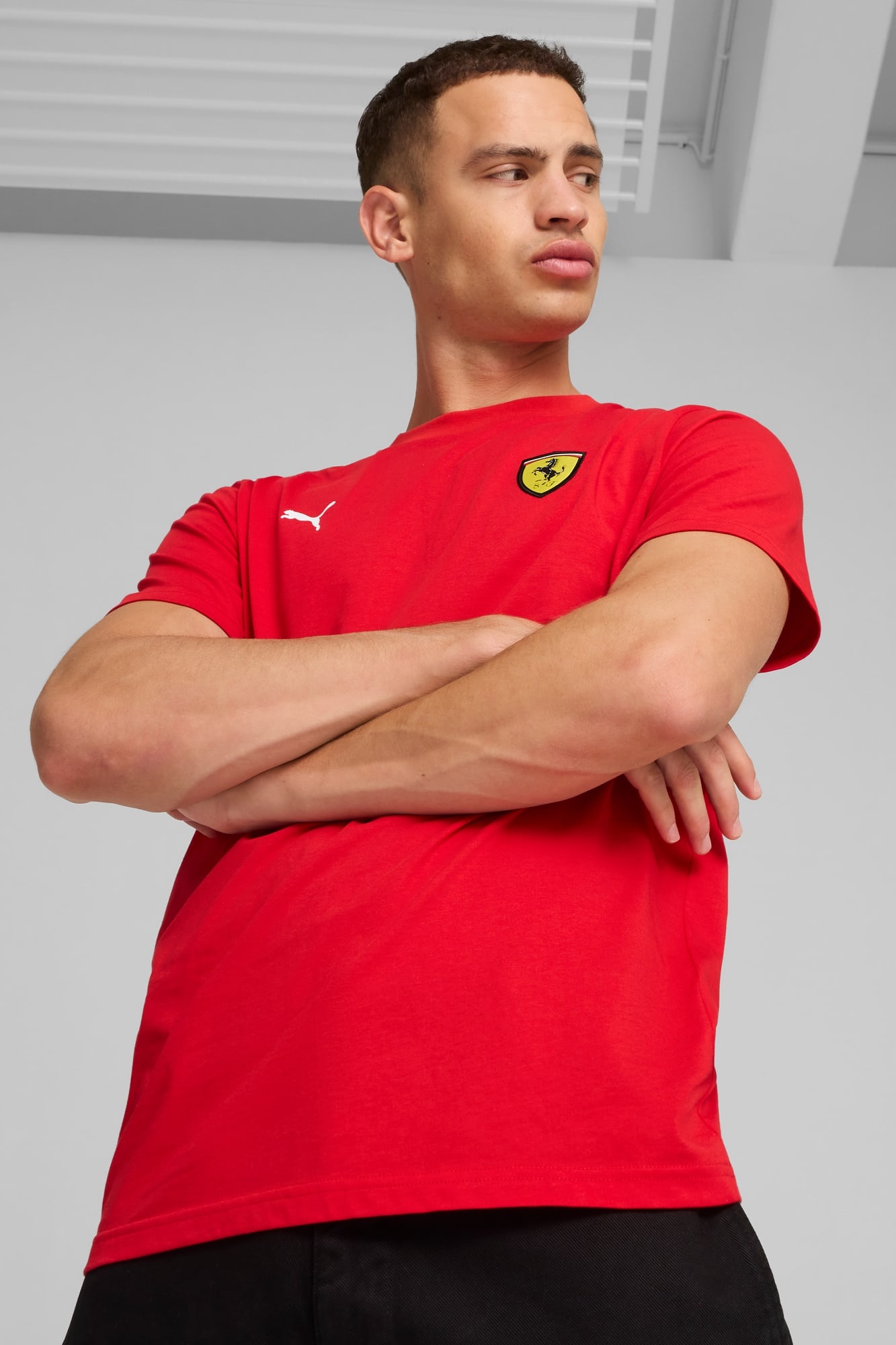 Scuderia Ferrari Race Color Shield Men's Tee - 3