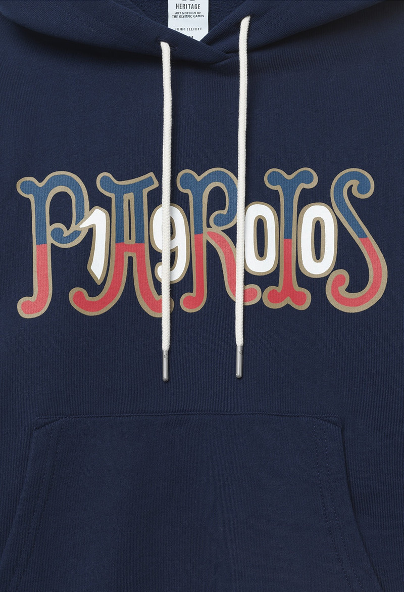 John Elliott JOHN ELLIOTT X OLYMPIC HERITAGE PARIS HOODIE outlook