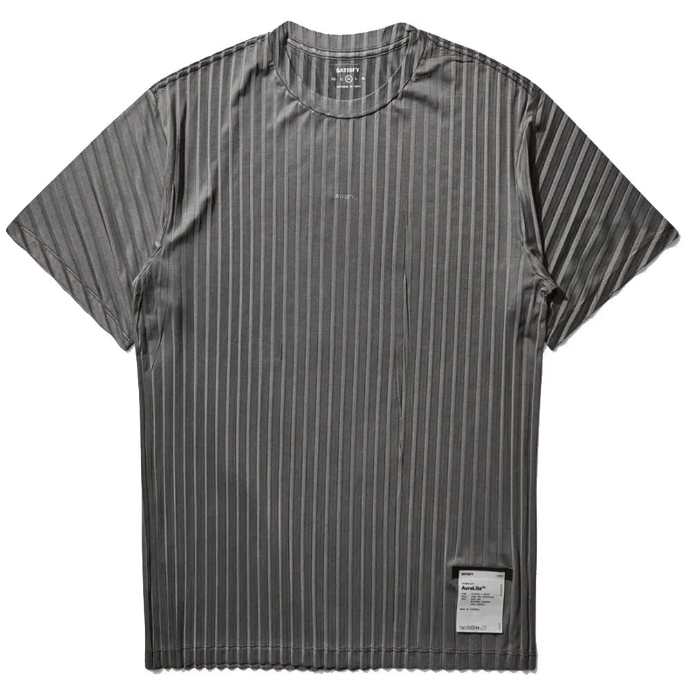 SATISFY | Auralite™ Pleated T-Shirt 'Black' - 1