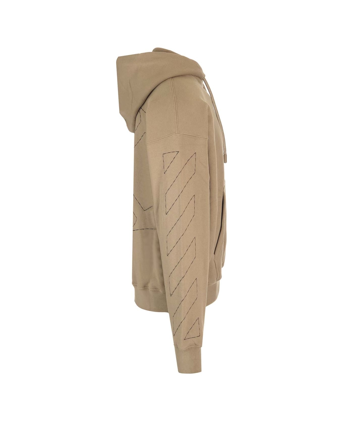Hoodie With Logo And Arrow Motif - 3